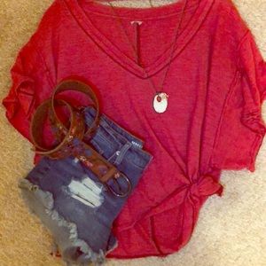 Free People off the shoulder tee